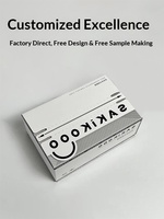 Boîtes en carton ondulé sur mesure, emballages plats, petites séries, impression recto-verso en couleur, logo imprimé, boîte cadeau haut de gamme