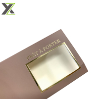 Boîte de base d'emballage de mascara faux cils cosmétiques en feuille d'or personnalisés avec manchon