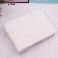 Kaiyue Gemütliche Ultra-Weiche Wolkenähnliche Makellose Flauschige 100% Baumwolle Gestreifte Mikrofaser Große Sommer-Strickdecke