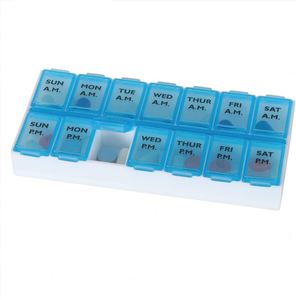 7 Days Weekly <b>Tablet</b> Medicine Holder Storage Organizer <b>Container</b> Case Pill Box - Product Image 2