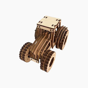 Jouets éducatifs DIY <span class=keywords><strong>Tracteur</strong></span> Jigsaw <span class=keywords><strong>3D</strong></span> Assemblé à la main <span class=keywords><strong>Puzzle</strong></span> en bois - Product Image 5