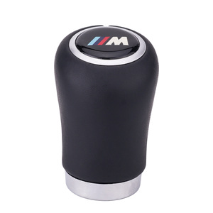 Bmw Gear <b>Shift</b> <b>Knob</b> M Logo Leather Manual Transmission Ergonomic For Bmw X1 X3 X4 X5 X6 Z4 Z5 Z8 N3 M4 M5 1 3 5 6 7 Series - Product Image 2