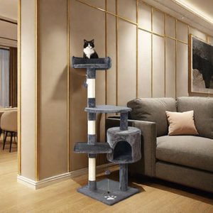 Multi-Level Indoor <strong>Cat</strong> Tree Tower Sisal Furniture Activity Center with Scratching Posts <strong>Cat</strong> House <strong>Condo</strong> Climbing Racks - Product Image 3