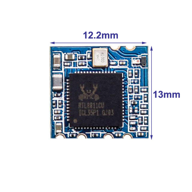 802.11ac 600Mbps RTL8811CU Embedded USB Wifi Module 2.4Ghz 5.8GHz Dual Band Wireless Module for IPCAM Receiver