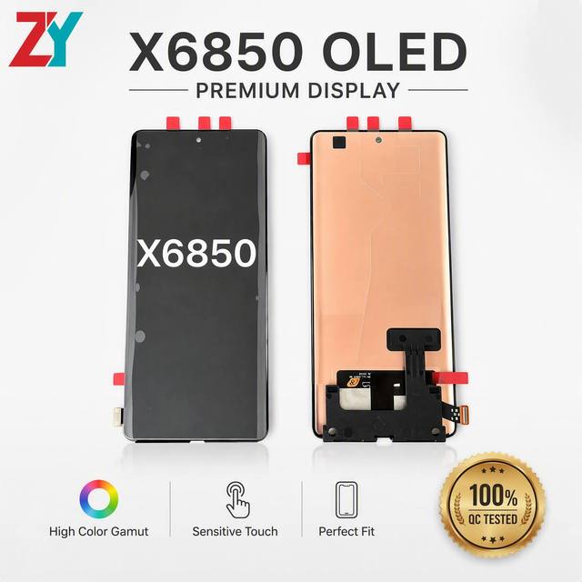 For Infinix X6850/X6860/X6870/X6880 Mobile Phone HD+ OLED 6.78" Touchscreen Replacement Screen High Luminance 400cd+ 1 Year