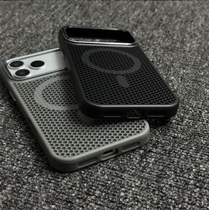 เคสโทรศัพท์แม่เหล็กด้านกระจายความร้อนรังผึ้งสำหรับ <span class=keywords><strong>iPhone</strong></span> 17 PRO MAX เคสโทรศัพท์สำหรับ <span class=keywords><strong>iPhone</strong></span> 12 13 14 PLUS 16 - Product Image 3