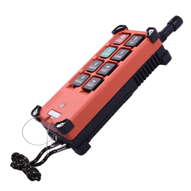 F21-E1B Telecrane 433MHZ 6 Keys 12v Rf Industrial Wireless Radio Crane Remote Control for Listing