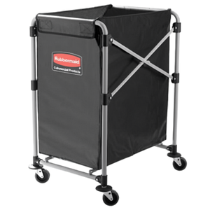 Carrello per Bucato Pieghevole Rubbermaid 150 L Nero Senza Sacco - Product Image 2