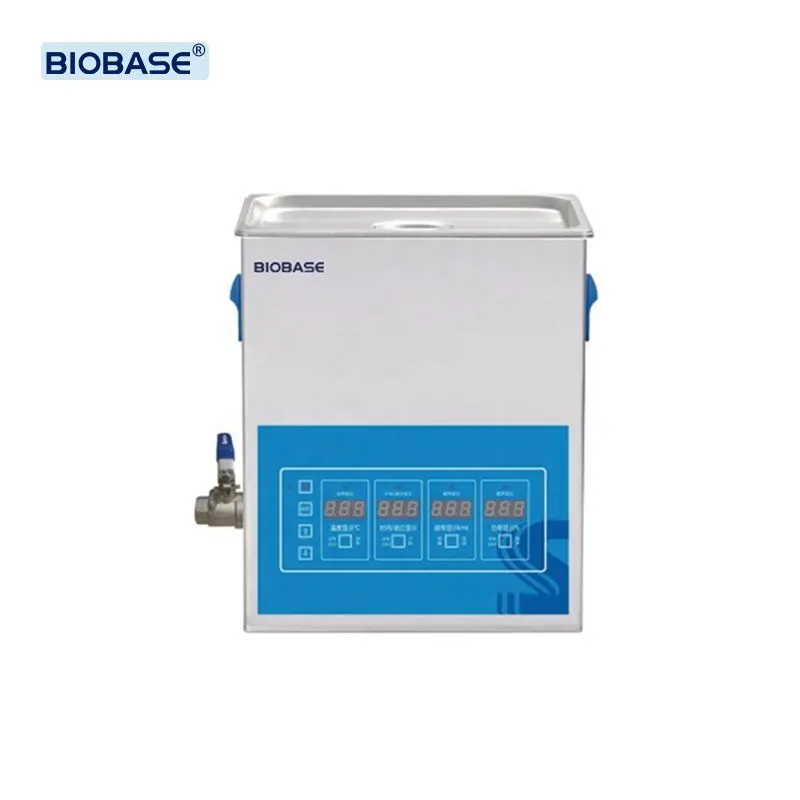 BIOBASE China Ultraschallreiniger mit doppelt einstellbarem Frequenztyp mit Zeit- und Temperatur-Echtzeitanzeige für zuhause und im Labor