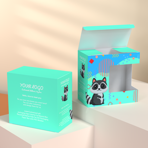Custom Logo Kids Gift Packaging Box Colorful Children Toy Cardboard BoxToys Packaging Paper Box with Window