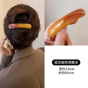 กิ๊บติดผมอะคริลิคขนาดใหญ่ คุณภาพสูง ทำจากเรซิ่น สำหรับผู้หญิง - Product Image 5