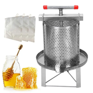 Presse à cire d'abeille manuelle en acier inoxydable pour l'apiculture, petit extracteur <span class=keywords><strong>de</strong></span> miel domestique - Product Image 4