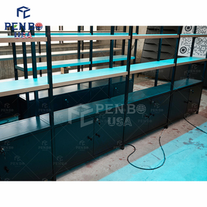 Meuble de présentation de cigarettes électroniques éclairé par LED sur mesure, magasin de tabac, mobilier de présentation, magasin de vente au détail de cigarettes, présentoir de centre commercial, design de magasin de bonne qualité - Product Image 6