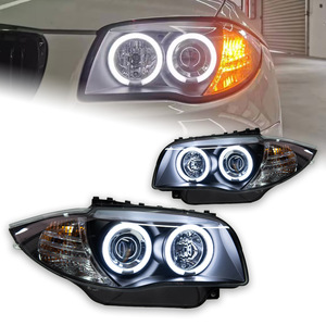 ไฟหน้ารถยนต์ LED สำหรับรถยนต์ซีรีส์ 1 รุ่น E87 E81 E88 E82 ปี 2004-2011 ไฟเลี้ยว ไฟเดย์ไลท์ อุปกรณ์ตกแต่งรถยนต์สำหรับไฟหน้า E92 แบบสายงู - Product Image 1