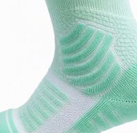 Chaussettes de tennis pour femmes personnalisées, antibactériennes, respirantes, antidérapantes, avec design OEM en sublimation tricotée