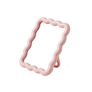 HQ Mixed Proc Discount Candy Color Sweet Wave Frame Desktop Home HD Imaging <b>Makeup</b> <b>Mirror</b> - Product Image 1