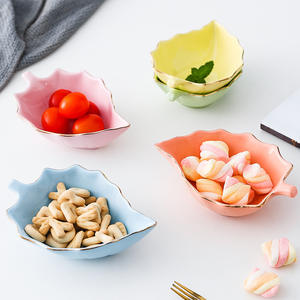 Plat <span class=keywords><strong>de</strong></span> service en forme <span class=keywords><strong>de</strong></span> feuille Sauce <span class=keywords><strong>soja</strong></span>, bol en céramique <span class=keywords><strong>de</strong></span> trempage, petit plat en céramique 1 pièce - Product Image 2