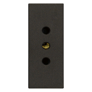 2P+T 10A P11 ซ็อกเก็ตสีดำ 3.6x2.7x5.6 ซม. สำหรับการเชื่อมต่อไฟฟ้า - Product Image 1