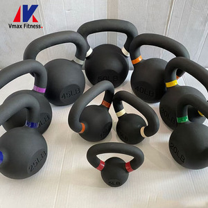Kettlebell en fonte avec revêtement en poudre, 16 kg, pour musculation, 40 kg, accessoires de fitness pour salle de sport - Product Image 1
