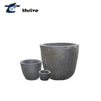 Creusets en graphite pour pièces d'usinage de grafits pour la fusion ou la coulée de métaux amorphes particuliers, métaux rares