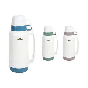 Thermos isotherme 1l personnalisable, pour conserver de l'eau chaude ou froide, gourde thermo-résistante, Thermos, conserve la vie de jour