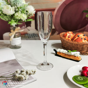 150 мл многоразовый Небьющийся Стакан для вина для шампанского 5 унций пластиковые канавки для шампанского - Product Image 3