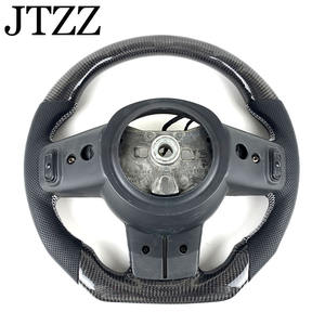 2010-2014 para <span class=keywords><strong>Jeep</strong></span> Wrangler Sahara Rubicon Compass <span class=keywords><strong>RENEGADE</strong></span> Grand Cherokee fibra de carbono volante de cuero cosido a <span class=keywords><strong>mano</strong></span> - Product Image 6