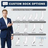Chaussettes de compression en coton peigné avec logo personnalisé pour femmes et hommes, 20-30 mmHg, hauteur genou, pour la course à pied, le cyclisme, les voyages en avion
