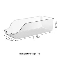 Distributeur de porte-canettes empilable Organisateur de canettes de soda transparent pour garde-manger réfrigérateur tenant 10 canettes chacune
