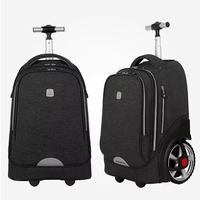 Großhandel Großer Schulrucksack mit Nylonfutter, Trolley-Funktion, Großen Rädern und Treppensteigfähig, Wasserdicht