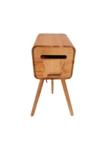 Cabine photo en bois de chêne pour événements et fêtes, compatible avec DNP525 DNP XR1 DNP620 - Impression en libre-service, capacité de charge de 100 kg