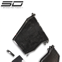 Radiateur SD Hotter Race-spec pour Ferrari 488, kit de carrosserie de conversion Pista mis à jour, alliage d'aluminium, directement de l'usine, haute performance