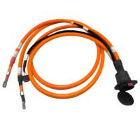 Ensemble de câble EV haute tension 1500V personnalisé faisceau de câblage de Port de charge Premium conducteur en cuivre nu longueur 3000mm pour nouveau