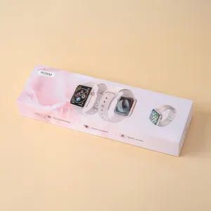 개인화 된 화이트 핑크 저렴한 소매 싱글 손목 시계 상자 포장 시계 프레젠테이션 상자