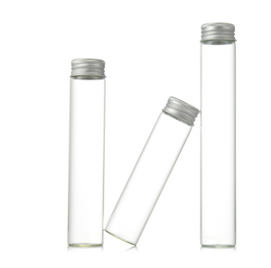 Mỏng Mỏng Borosilicate Rõ Ràng Glass <span class=keywords><strong>10Ml</strong></span> 5Ml 30Ml 50Ml 60Ml 80Ml 100Ml Thực Phẩm Container Với Kim Loại Bạc Vàng Nắp Vặn Không Có Moq - Product Image 6