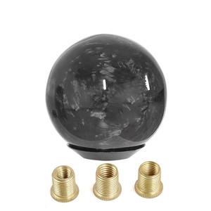 Pommeau de levier de vitesse en fibre de carbone, design ergonomique rond et irrégulier pour le levier de vitesse de voiture D1571 - Product Image 5