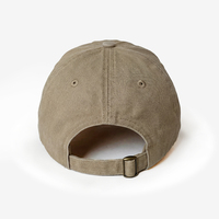 Gorras de Béisbol Personalizadas de 6 Paneles con Logotipo Bordado, Gorras de Algodón Lavado sin Estructura, Gorras de Papá