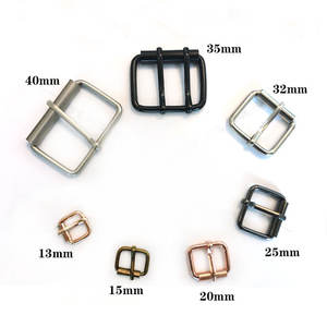 Bolso de mano de cuero de moda Mochila Zapato Correa Cinturón <span class=keywords><strong>Web</strong></span> Ajuste Rodillo Pin Hebilla Broche Rectángulo Anillo cuadrado - Product Image 2