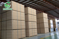 1830*2440mm/ 2100*2800mm taille personnalisée panneau MDF brut 3mm 4mm 5mm panneau MDF uni