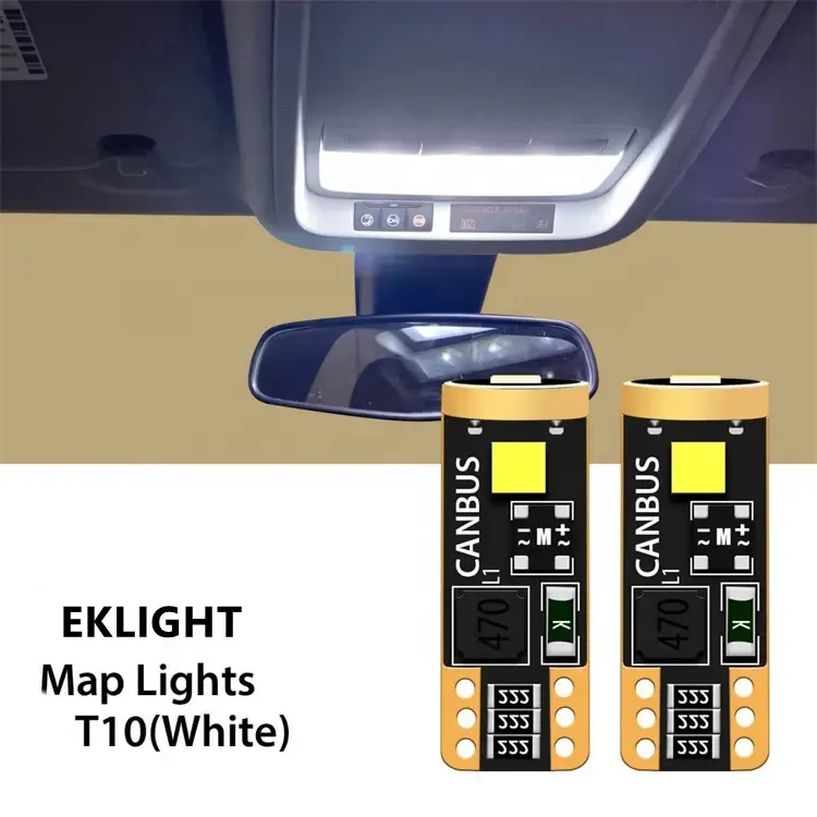 ขายดีไฟรถยนต์ CANbus ไร้ข้อผิดพลาด T10 W5W หลอดไฟ LED ภายใน194หลอดไฟ LED สีขาวสีแดงสีเขียวสีเหลืองอำพัน