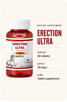 Booster masculin Erection Ultra, complément 30 jours pour l'endurance, la vitalité et la santé masculine