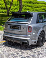 Kit de Carrocería de Fibra de Carbono Seca de Alta Calidad para Rolls-Royce Cullinan, Color Negro Carbono, 100% Compatible, Parachoques Delanteros/Traseros, Alerones, Capó, Carrocería Ancha