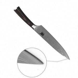 Couteau à clé, couteau damas, ensemble de couteaux, produits tendance 2022, nouveautés - Product Image 3