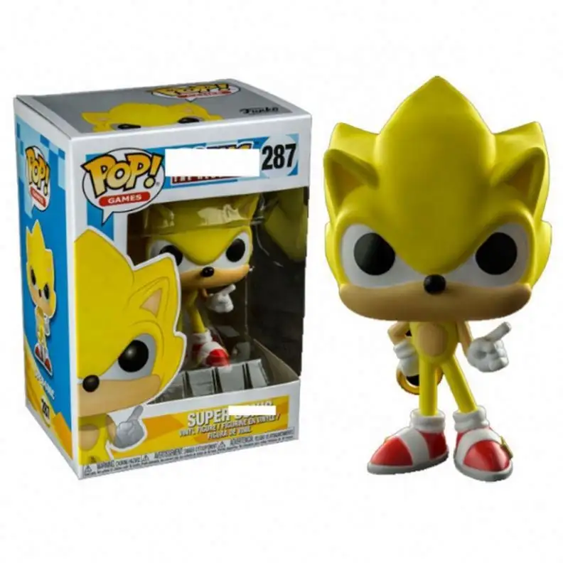 Eğlence-ko Pop Sonic Action Figure 283 kirpi Model oyuncaklar 10cm