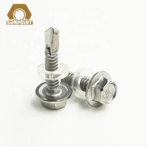 De acero inoxidable de brida hexagonal cabeza-de sems tornillos - Product Image 6