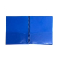 Dossier d'entreprise en plastique étanche Durable populaire A4 livre d'affichage en spirale de fichier clair avec bobine pour l'école et le bureau