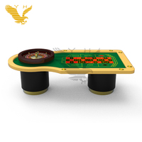 Table de jeu de roulette de casino verte de luxe YH Table de roulette professionnelle de maison moderne avec des jambes
