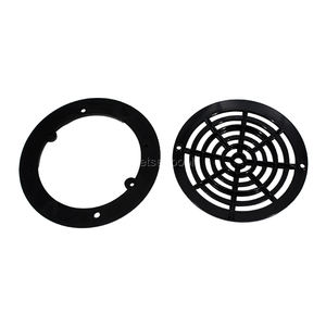Couverture de drain de sol en plastique noire ronde pour piscine, accessoires de piscine - Product Image 5