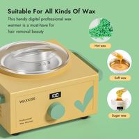 Waxkiss 500ml chauffe-cire numérique température précise épilation Pot de cire Portable Machine à cire