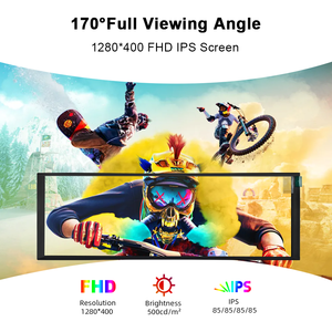 จอแสดงผลแบบยืด Wisecoco ขนาด 1280x400 7.84 นิ้ว แผง <span class=keywords><strong>Aida</strong></span> <span class=keywords><strong>64</strong></span> รองรับ Win 10/11 จอแสดงผลรอง พร้อมบอร์ดควบคุม USB-C - Product Image 2